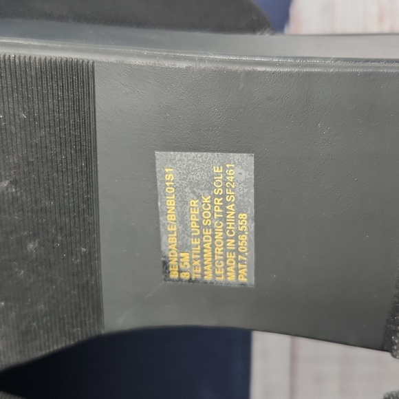 Steve Madden | 'Bendable' Platform Slide Sandals Black Slinky Size 8.5 - Picture 7 of 7